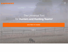 Tablet Screenshot of easyhunt.com